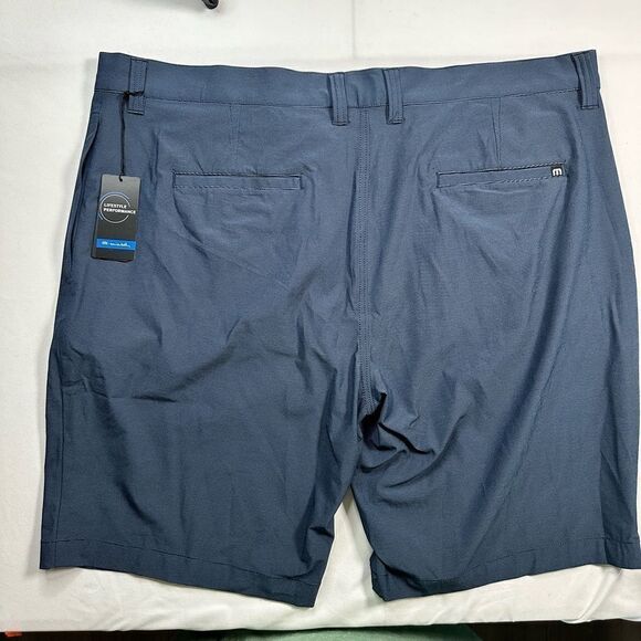 NWT Travis Mathew Men’s Carlsbad Blue Micro Stripe Golf Shorts - Size 42 - Picture 8 of 10